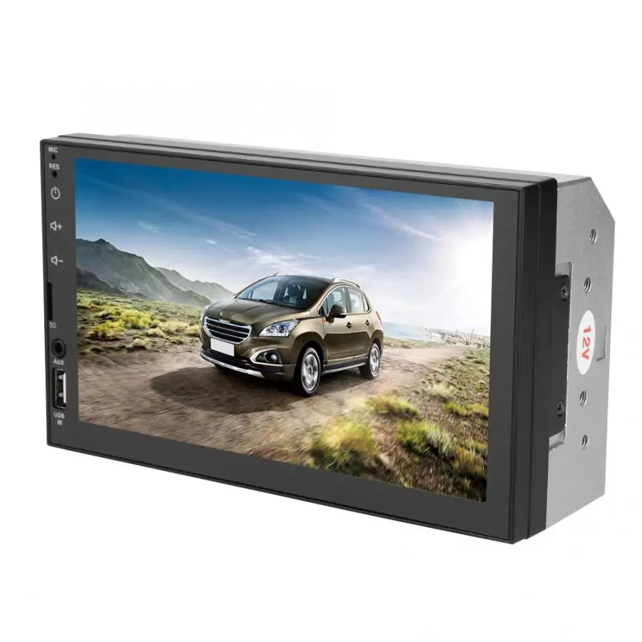 Музыкальный плеер 7 &quotдвойной 2 Din автомобильный стерео MP5 USB/TF/AUX/FM Bluetooth 4 0