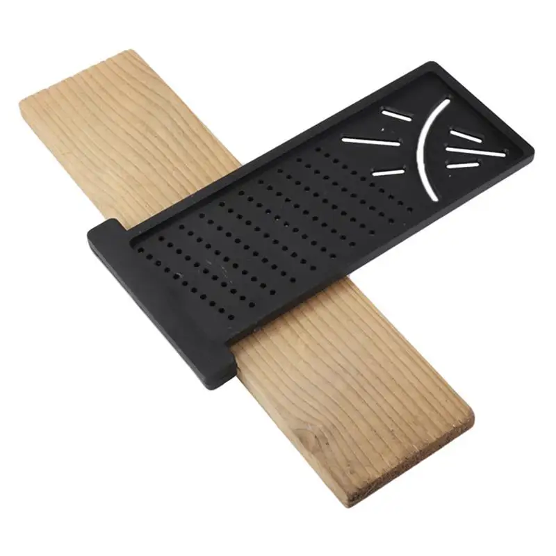 Точный измерительный прибор для деревообработки Т образная линейка отверстий