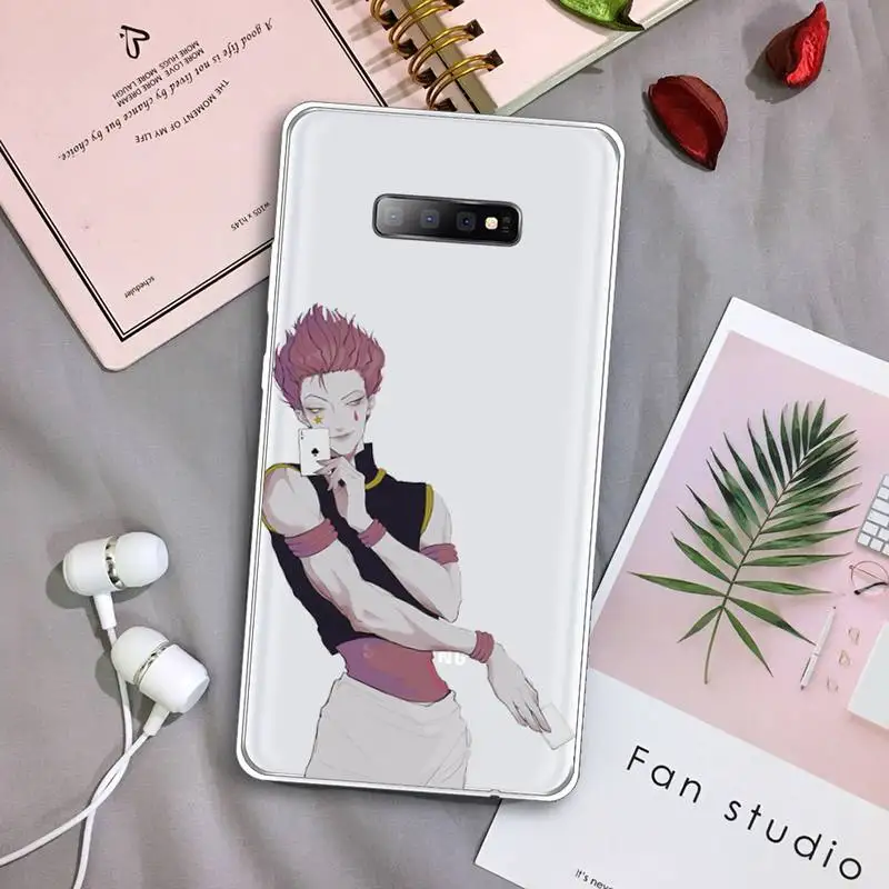 

Hisoka hunter x hunter Phone Case Transparent For Samsung Galaxy A71 A21s S8 S9 S10 plus note 20 ultra