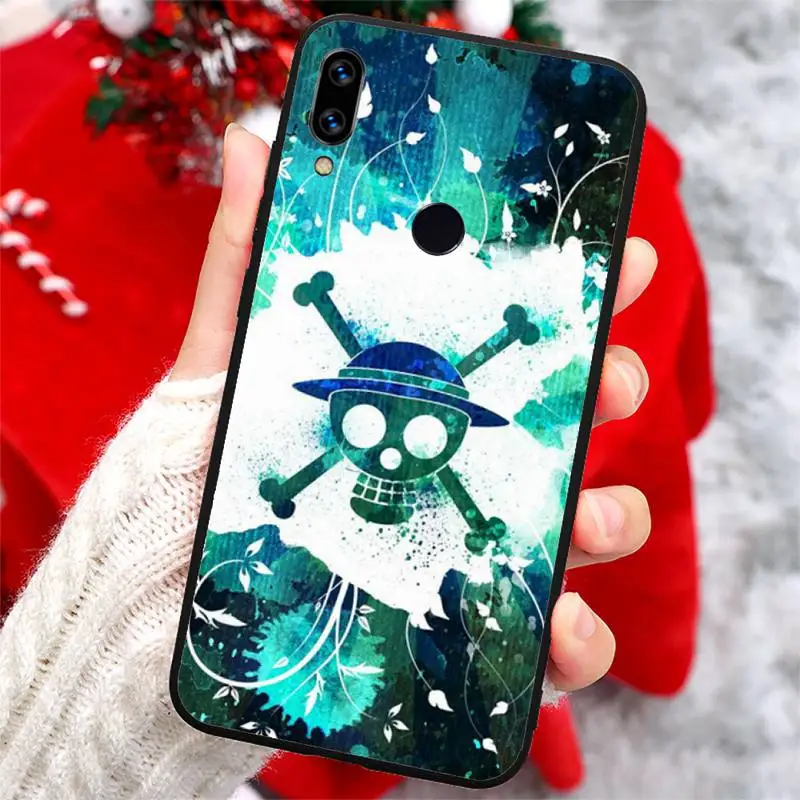 

Japan anime One Piece Luffy Phone Case For Xiaomi Redmi note 7 8 9 t k30 max3 9 s 10 pro lite