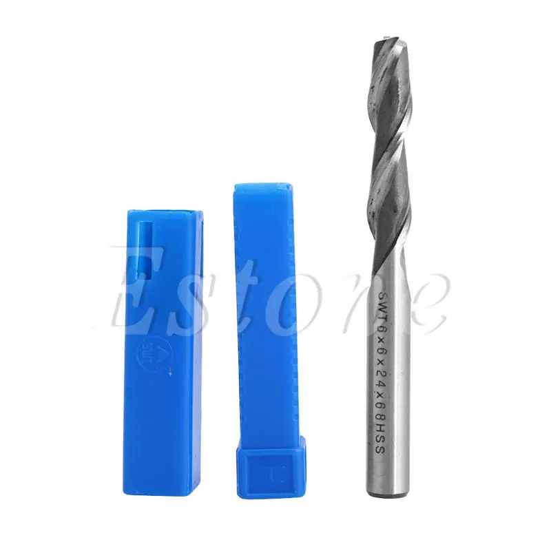 

Extra Long 2 Flute HSS & Aluminium End 6mm Mill Cutter Bit Extended New