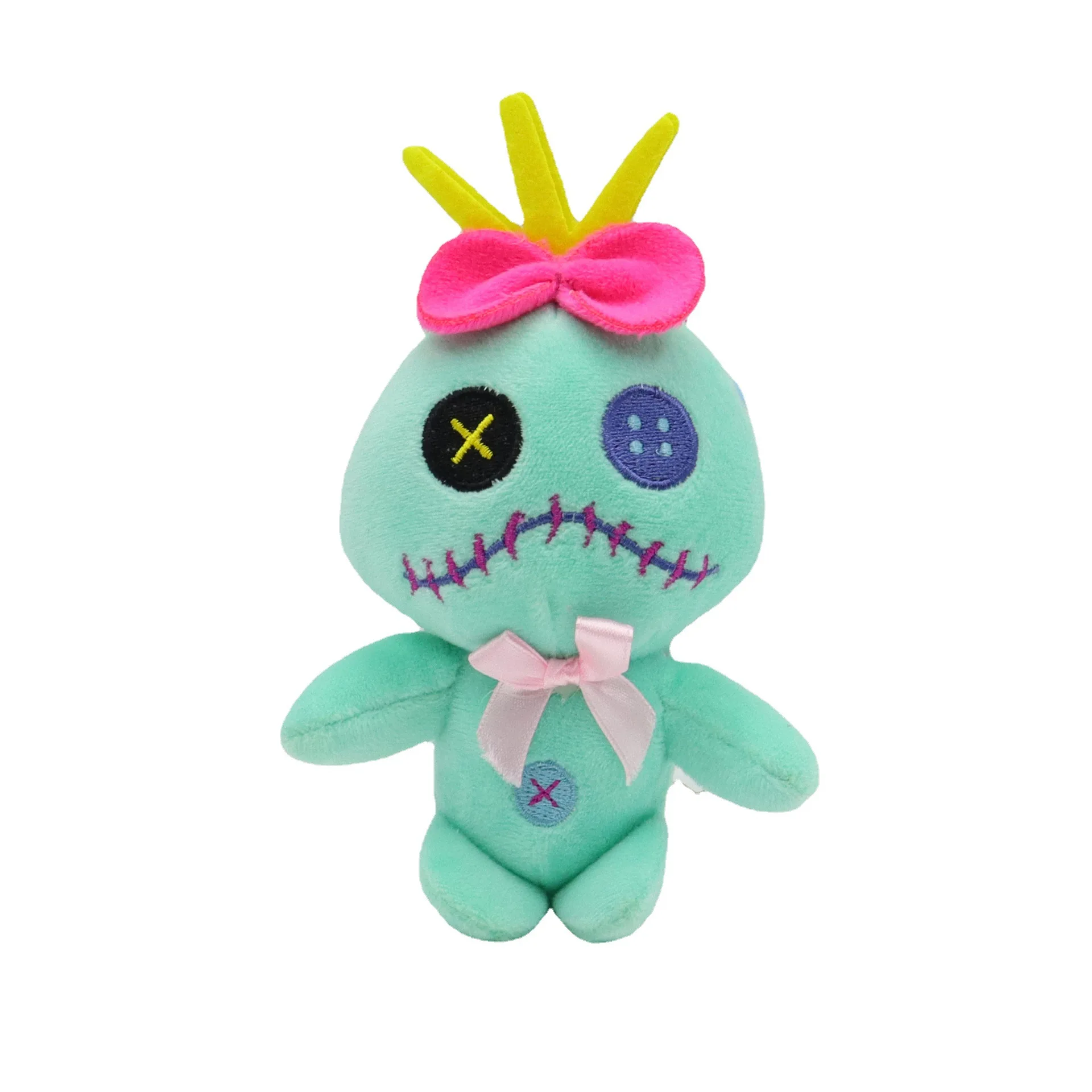 

Disney Cartoon Animation Surrounding Star Baby Small Golden Plush Bag Pendant Stick Grab Doll Toy Kawaii Cartoon Plush Toys