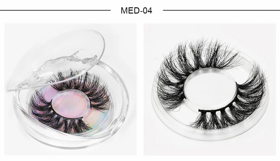 3D Mink Eyelashes Fluffy Natural False Eyelashes Without Damage Handmade False Eyelashes Reusable Eye Extension Makeup Tools