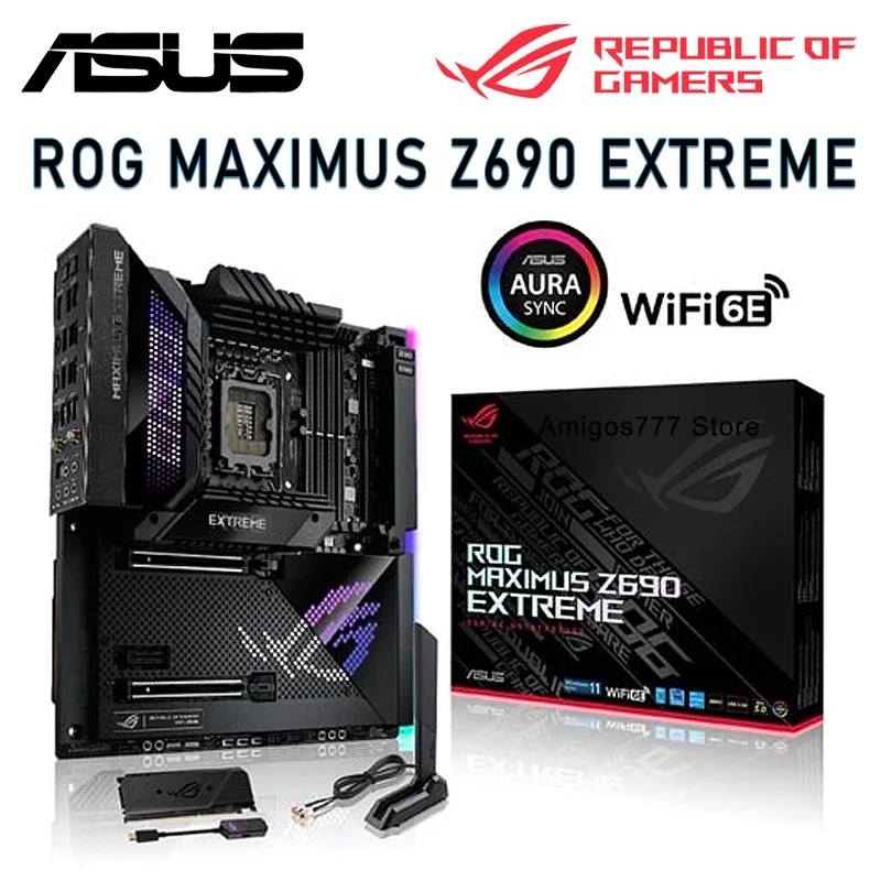 Материнская плата Asus ROG MAXIMUS Z690 EXTREME LGA 1700 Intel DDR5 PCIe5.0 процессор 12-го поколения