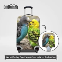 dispalang women elastic luggage protect cover animal parrot flamingo print case on suitcase spandex dustproof travel accessories