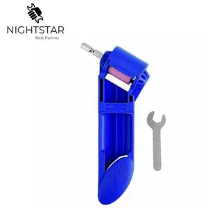 Корундовый шлифовальный круг алмазное сверло точилка титановый инструмент для дрели шлифовальное сверлослучайный цвет