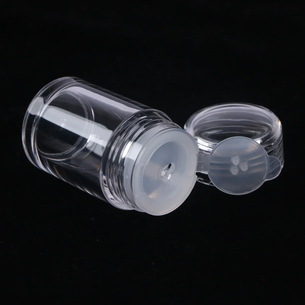 1 шт./3PCS10ml пустые бутылки для многоразового использования косметический сито свободные баночки для пудры закручивающаяся Крышка для контейнера макияж путешествия доступа - Цвет: 3 hole