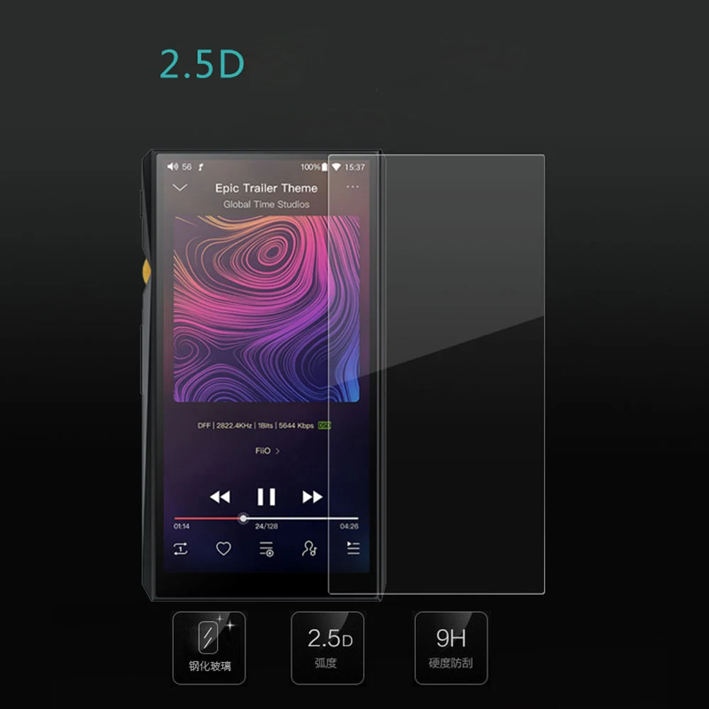 Защитная пленка для экрана с защитой от царапин Fiio M11 и Pro MP3 9H Premium защитное