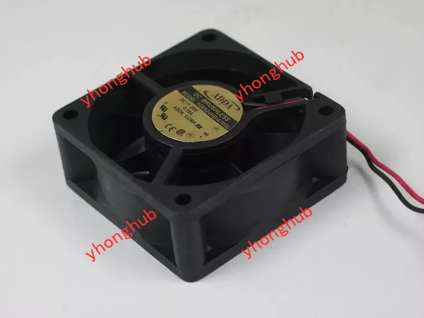 Охлаждающий вентилятор для сервера ADDA AD0624HB-A70GL DC 24V 0.15A 60x60x25 мм