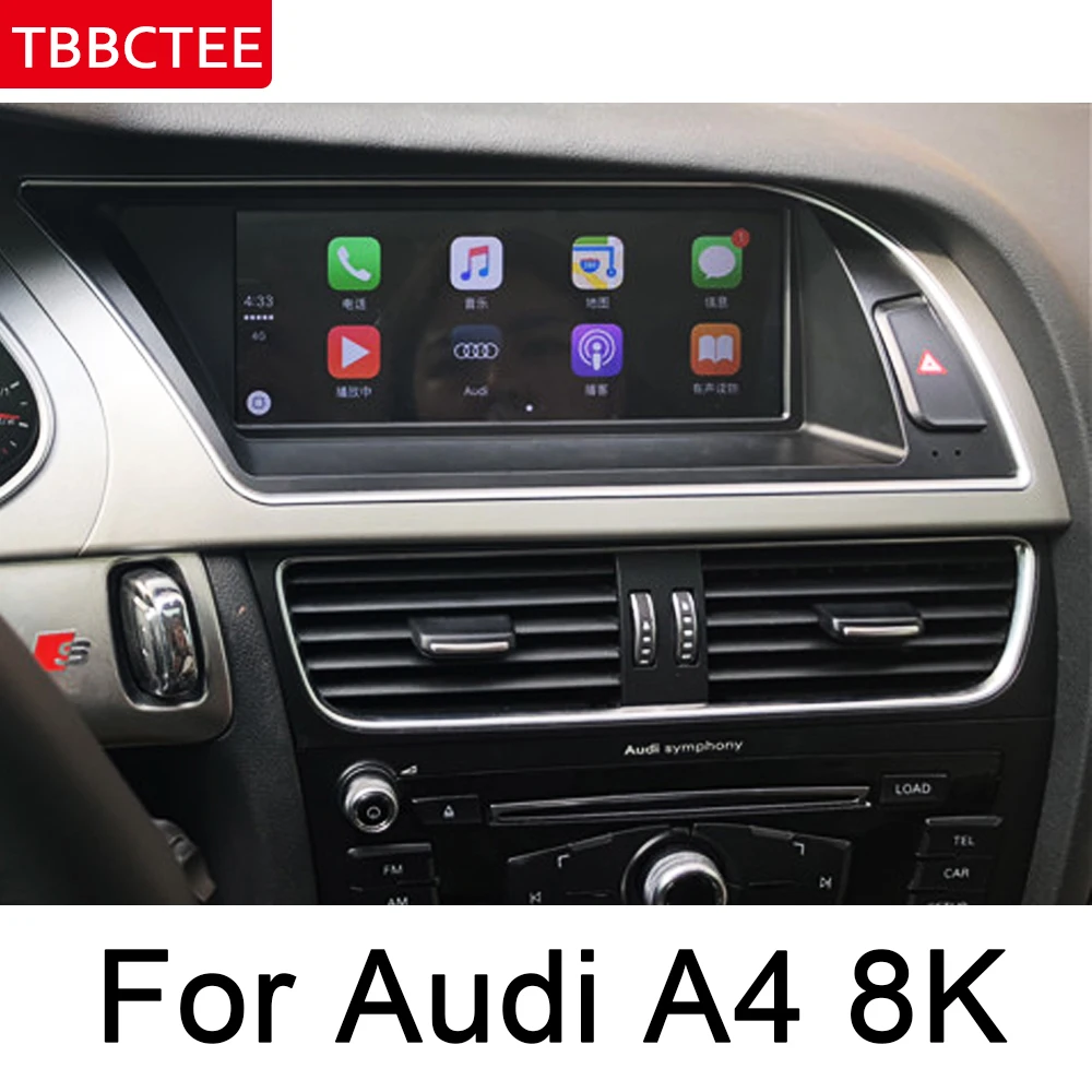 Для Audi A4 8K 2008 ~ 2012 MMI Android мультимедийный плеер gps HD сенсорный экран Стерео