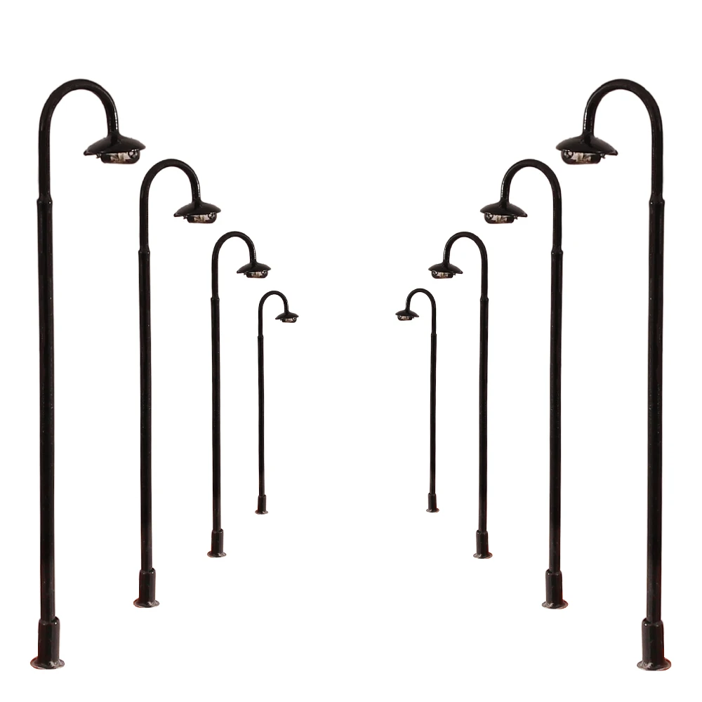 

Miniature Scale light HO Scale 12V Led Street Lamppost Lighting For Train Railway Railroad
