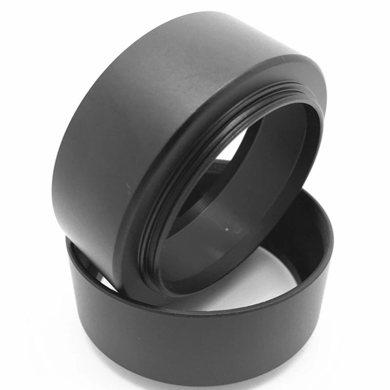 Металлическая бленда с резьбовым креплением для фильтра объектива камеры из