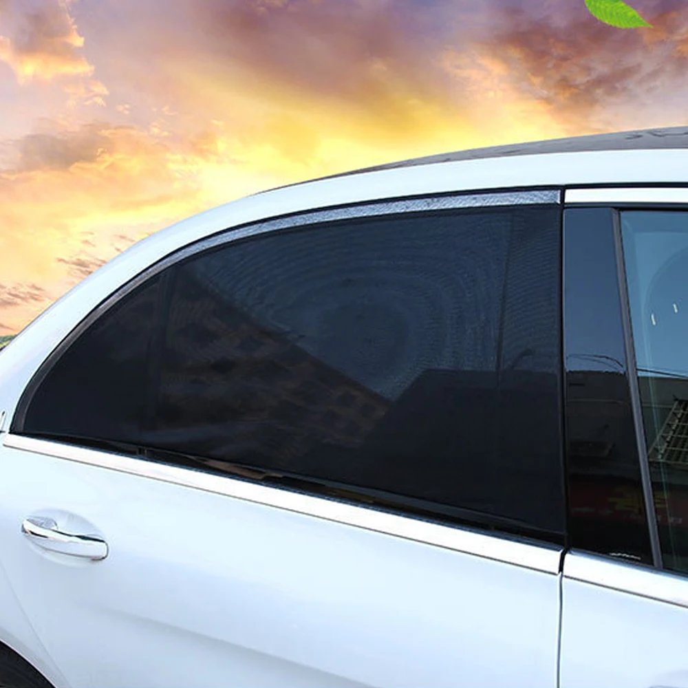 Автомобильный солнцезащитный чехол для окна автомобиля нейлоновая сетка авто