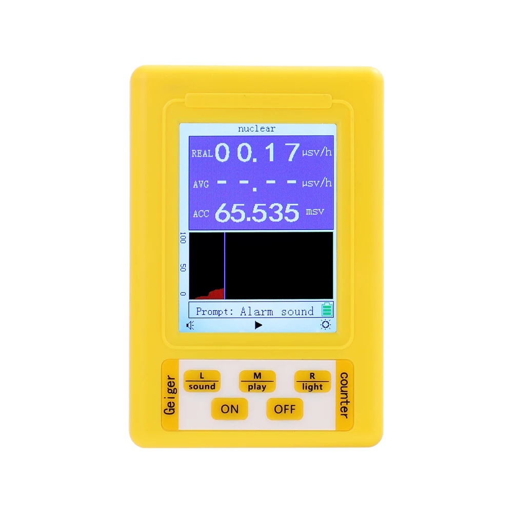 BR-9C Portable Electromagnetic Radiation Nuclear Detector 2-in-1 EMF Meter Full-functional Geiger Counter Tester | Инструменты