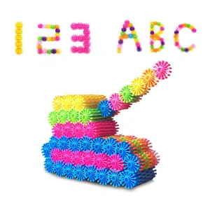 Пластиковые 3D шестерни соединяющие Блоки Красочные сборки вставки строительные игры Обучающие игрушки для детей