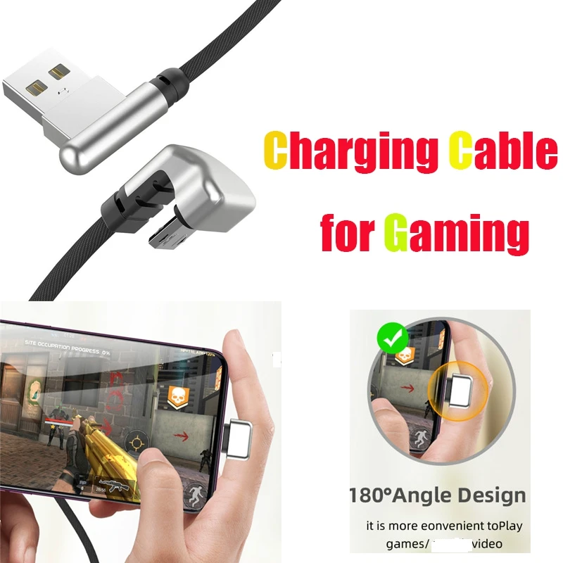180 градусов зарядный кабель для iphone игровой передачи данных Новый нейлоновый
