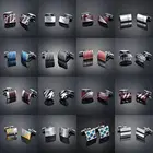 Легкие роскошные запонки для рубашки, мужские запонки для рубашки, французские полосатые пуговицы, Индивидуальные свадебные деловые мужские костюмные рукава