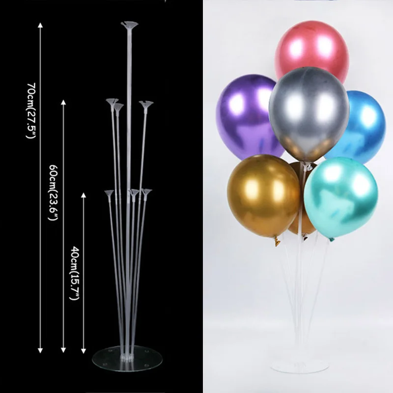 

LED Light Balloon Stick Birthday Party Decorations kids Clear Balloons Globos Stand Holder Wedding Decor Baloon Supplies