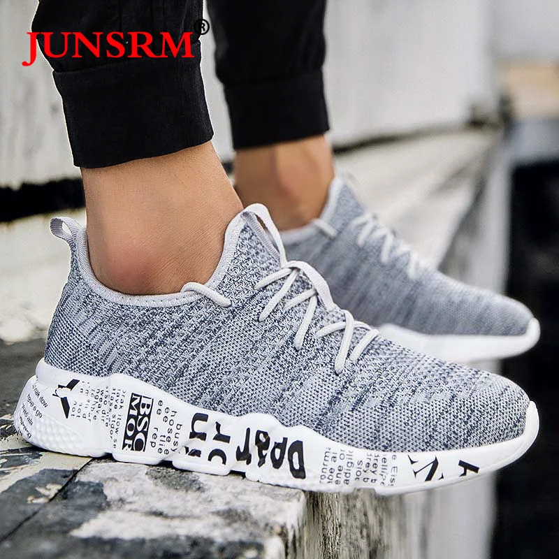 Мужская спортивная обувь кроссовки для бега удобные сетчатые Прогулочные Zapatos