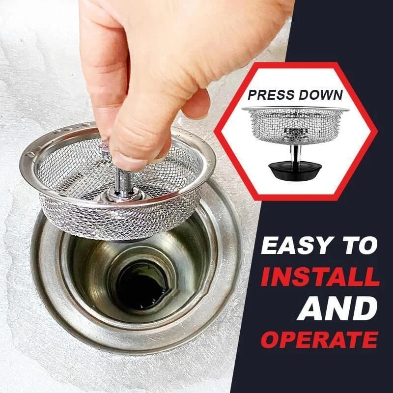 

Newly Sink Strainer Heavy Duty Stainless Steel Sink Replacement Filter Prevents Clogs For Kitchen Sink Drain Sink Strainer
