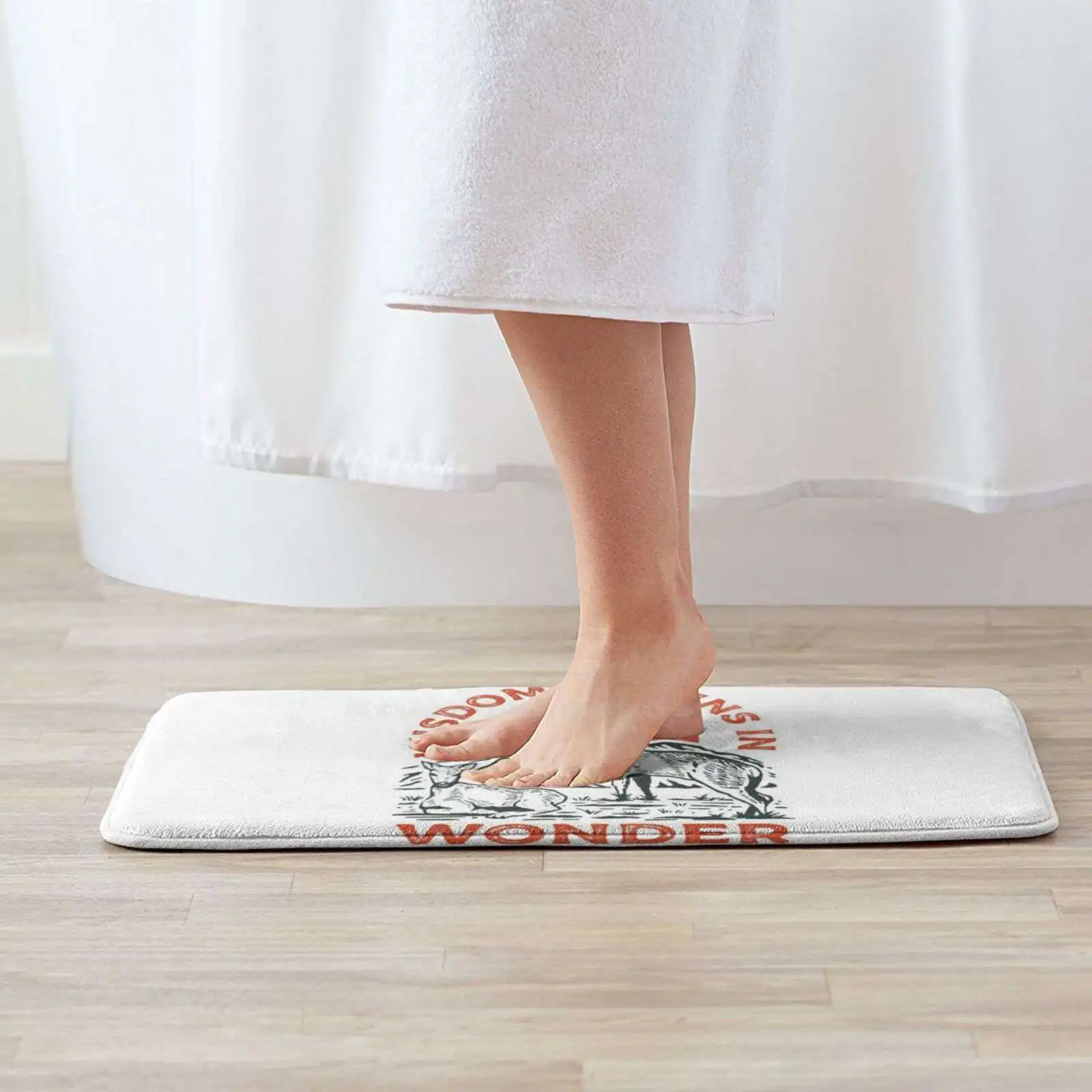 Wısdom ниспадающий в волшебном мягком доме Противоскользящий коврик ковер