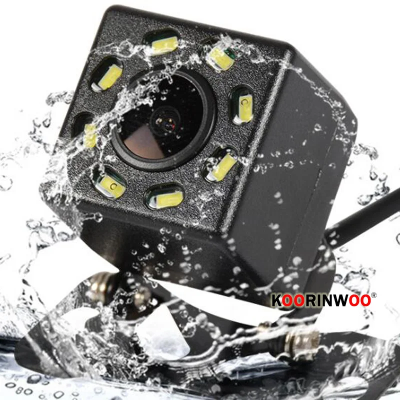 Koorinwoo HD CCD камера фронтальная форма заднего вида универсальная парковочная хода