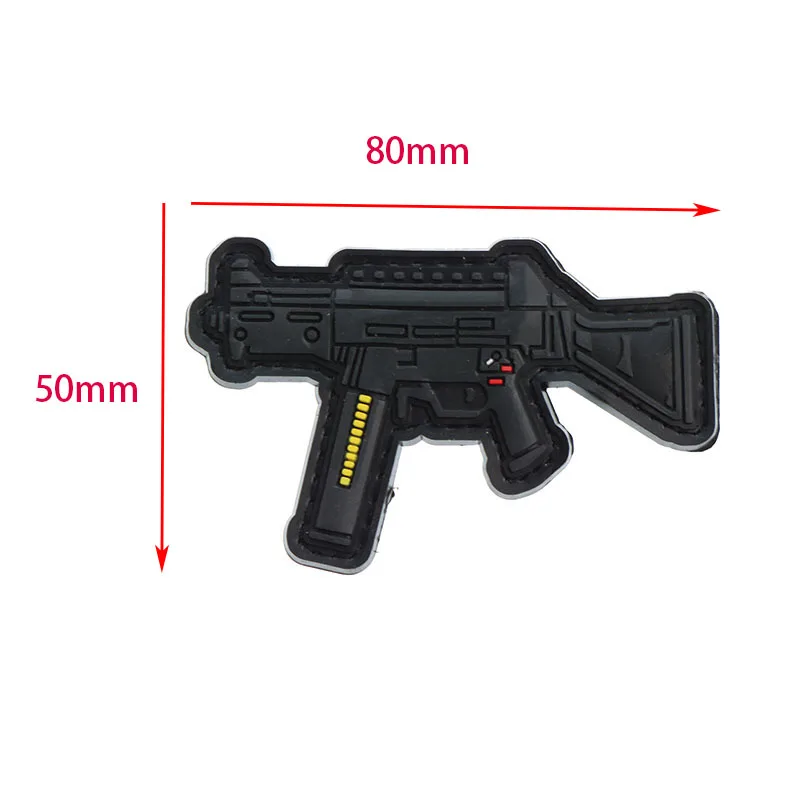 Оружейные наклейки из ПВХ для тактического крепления на моральную петлю армейских резиновых значков на одежду, сумку, рюкзак, куртку с прямой доставкой.