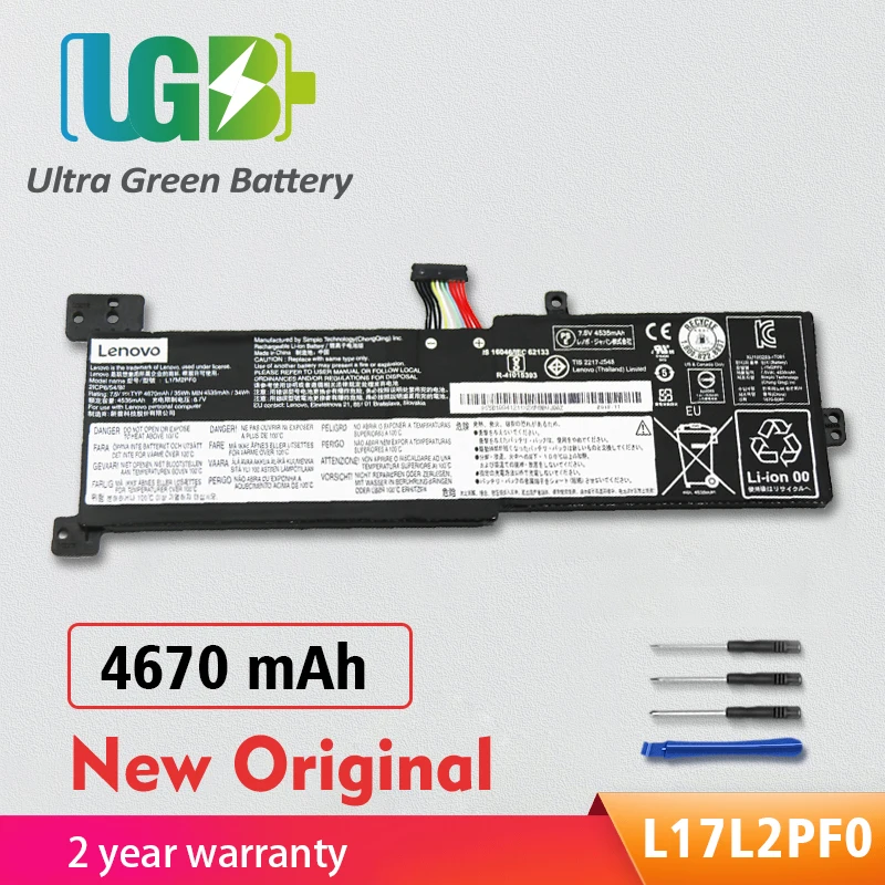 

UGB новый оригинальный L17L2PF0 L17M2PF0 Аккумулятор для Lenovo IdeaPad 330G 15ARR 330-15ARR 330-15ARR-81D2005CUS 330-15ICN