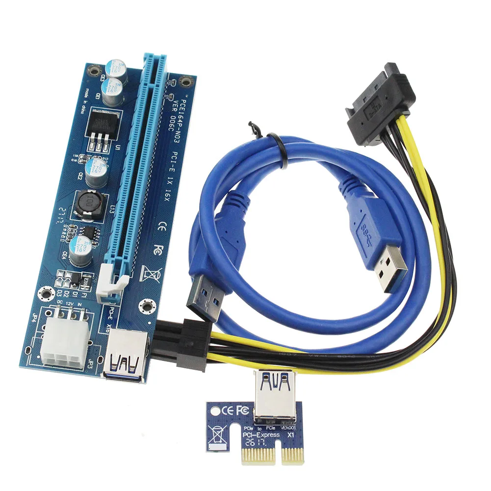 PCIE 1 до 2/4 PCI Express 1X Слоты Райзер-карта Mini ITX к внешнему 4 PCI-E слот-адаптер PCIe порт