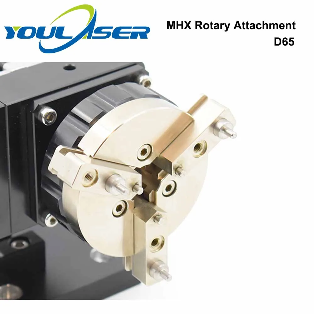 Вращающееся гравировальное крепление с патронами Max Dia. 65 мм 125 для лазерной