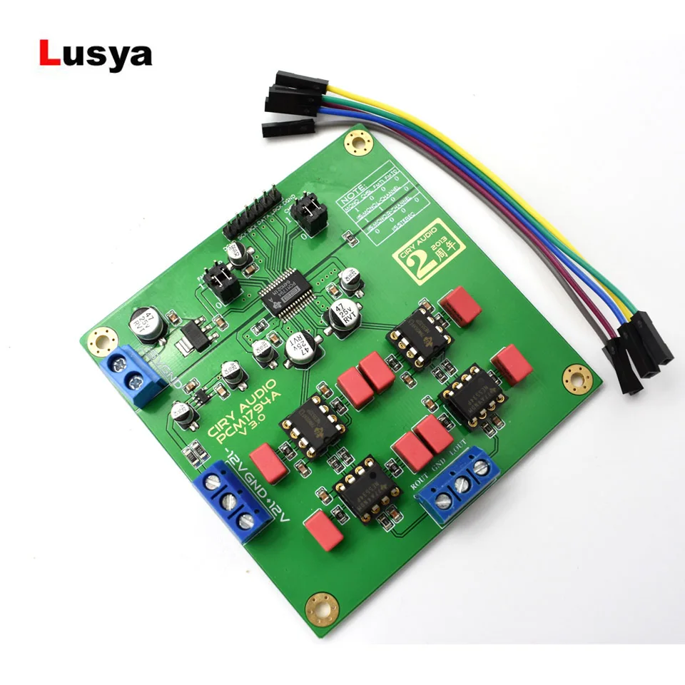 Модуль PCM1794A Hi Fi DAC декодер модуль 192k 24bit IIS PCM1794 Плата декодера F3 012|Усилители