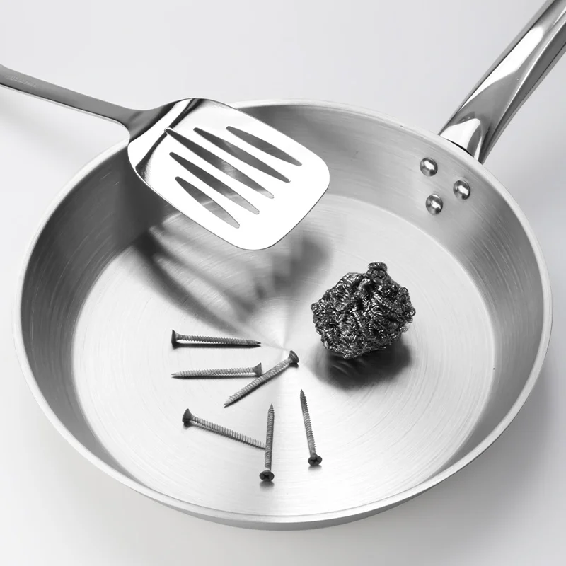 Сковорода высокопроизводительная сковорода с гладкой металлической