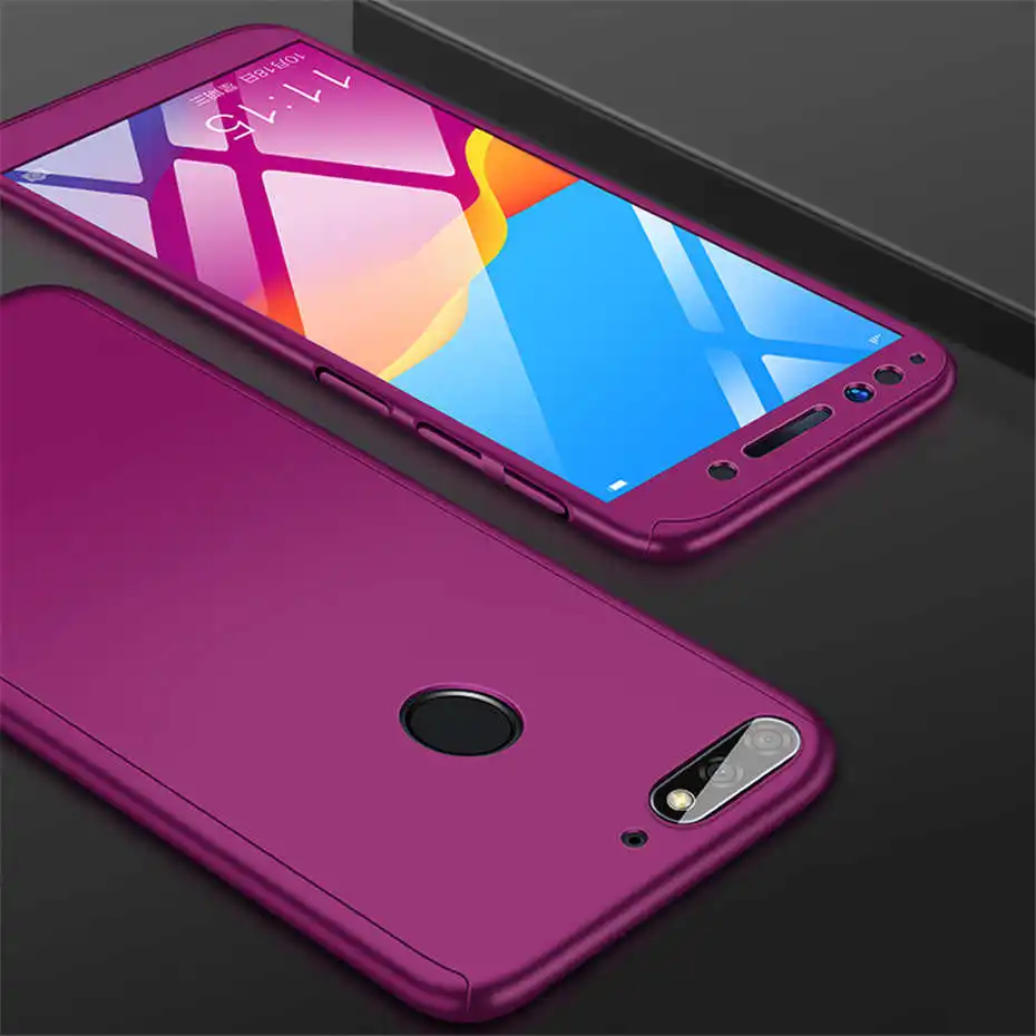 Роскошный 360 чехол для телефона huawei Honor V20Pro 20Lite Note 10Lite 9X V8X 8S 8C 8A 7C 7A Pro Чехол с закаленным стеклом