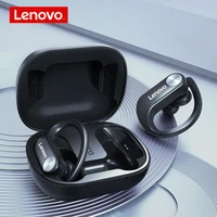 lenovo bluetooth 5 0 wireless music earphone tws ipx5 waterproof sports headphone hifi stereo bass handsfree headsets with mic