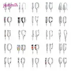 Застежка-крючок для сережек S925, из серебра, подвеска-кристалл пробы