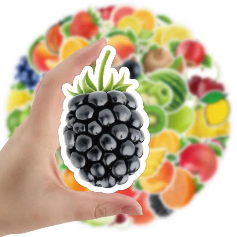 

50PCS Girl Cute Fruit Fresh Cartoon Graffiti Sticker DIY Car Luggage Refrigerator Suitcase Skateboard Guitar Waterproof Decals