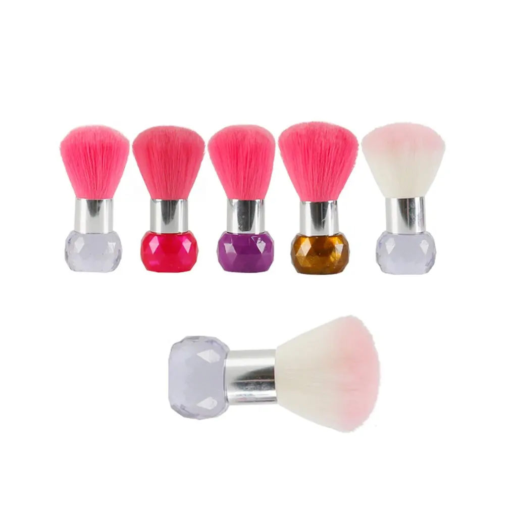

290 Nylon Bristle Men and Woman Hair Cutting Barber Brush Wooden Handle Portable Barber Beard Brushes Salon Cleaning Brush