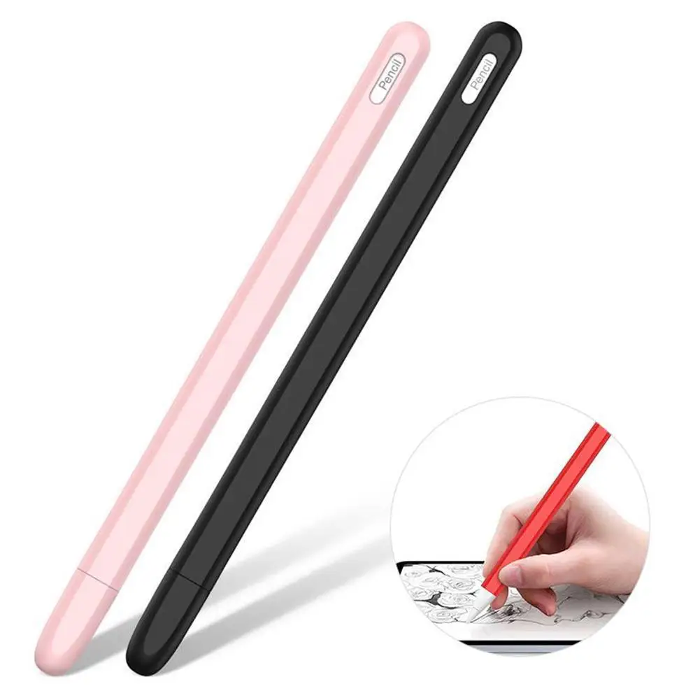 

Soft Silicone Cases For Pencil 2Nd Generation Pencil 2 For Ipad Cover Tip Pouch Case Pen Stylus Holder Cap For E9I4