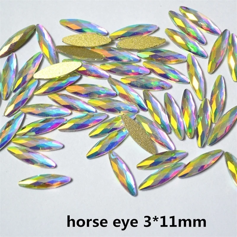 20 шт. маленькая форма Топ кристалл AB чешские хрустальные стразы падение лошадь