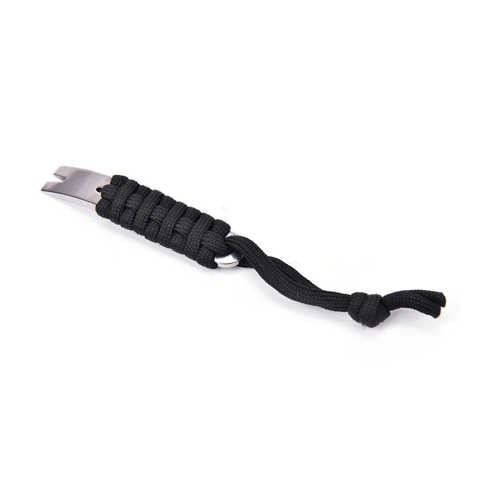 1 x Паракорд Кривошип скребок EDC Мини Карманный лом Pry бар брелок мульти инструмент