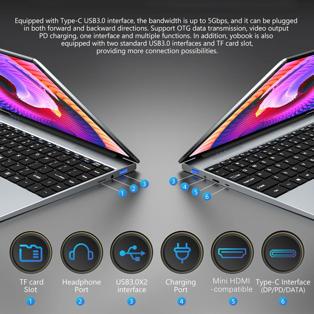 

KUU YOBOOK All Metal 13.5 Inch 3K IPS Screen Intel Pentium Quad Core Laptop Backlit Keyboard Windows 10 Student Office Notebook