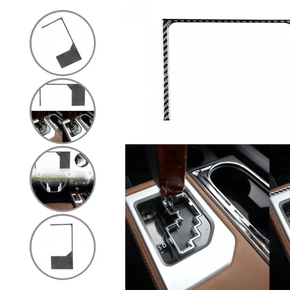 

Waterproof Premium Car Gear Shift Panel Trim Cover Shiny Surface Panel Trim Cover Easy Installation