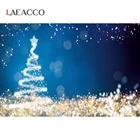 Laeacco виниловый Рождественский фон для фотосъемки Сказочный горошек светильник боке вечерние дерево детский портрет фото фон фотостудия