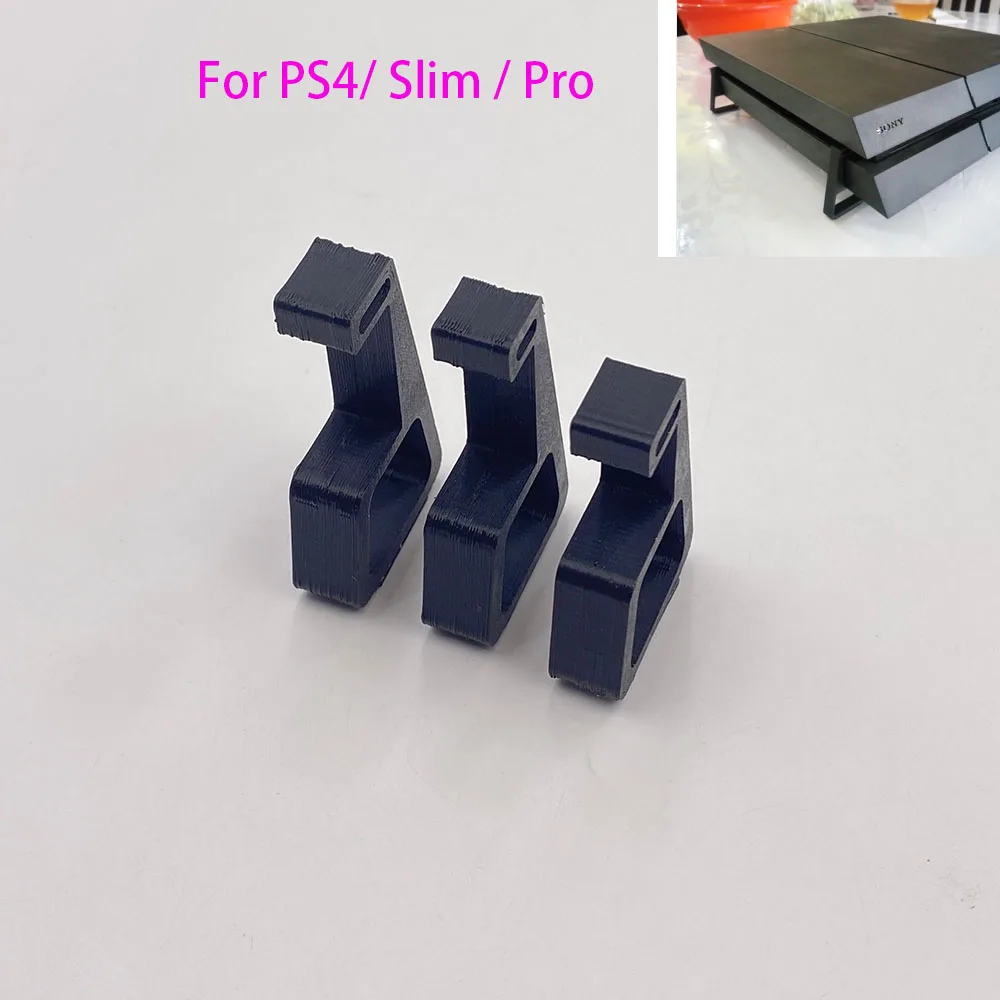 1set=4pcs New Game Console Horizontal Holder Bracket Cooling Feet Desktop Stand For Sony PlayStation4 PS4 Slim Pro - купить по