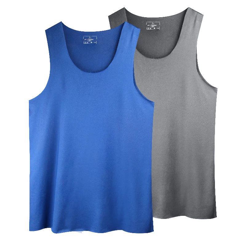 Seamless vest Man male home underwear summer outdoor tight-fitting sports stretch sleeveless extentional youth Slim indoor wear | Мужская