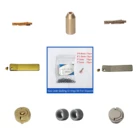 Различные сменные адаптеры для заправки газаколесо кремнянижний винтэхопластинаскользящая крышка для прикуривателя Dupont L2, DIY аксессуары для ремонта