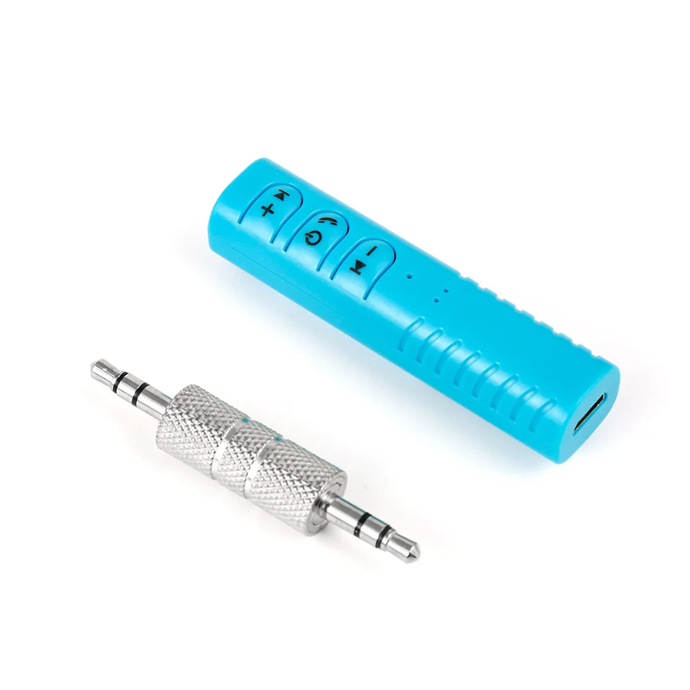 Mini Handsfree AUX Bluetooth USB Music Audio Receiver Bluetooth Car Kit 3.5mm Jack Adapter for Speaker Headphone Car AUX