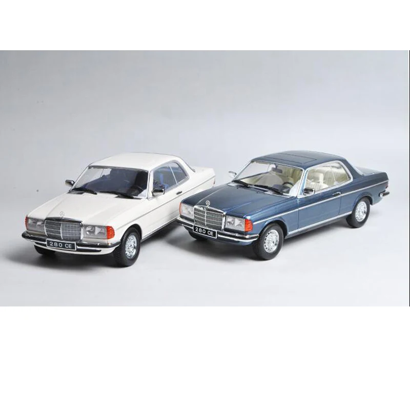 

1/18 For Mercedes Benz 280CE W123 Diecast Car Model Toys Boys Gifts Collection White/Blue Metal,Plastic,Rubber