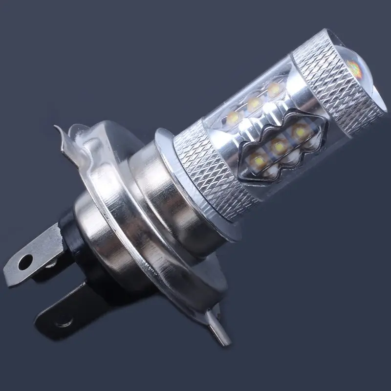 12V H4 80W 6000K супер яркий светодиодный белый светильник противотуманный лампа s