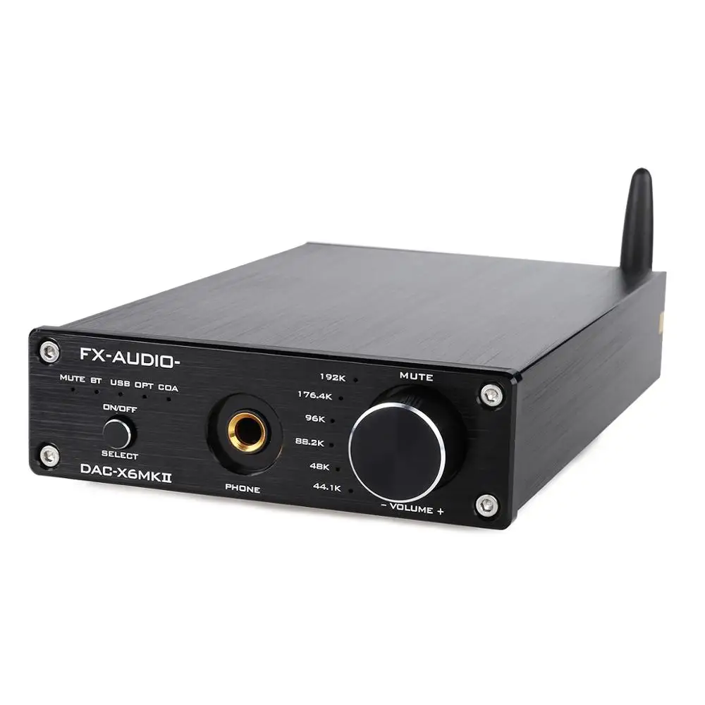 Чип FX-Audio DAC-X6 MKII ESS9018 TPA6120 Bluetooth 5 0 APTX SPDIF коаксиальный ПК-USB усилитель RCA USB DAC декодер